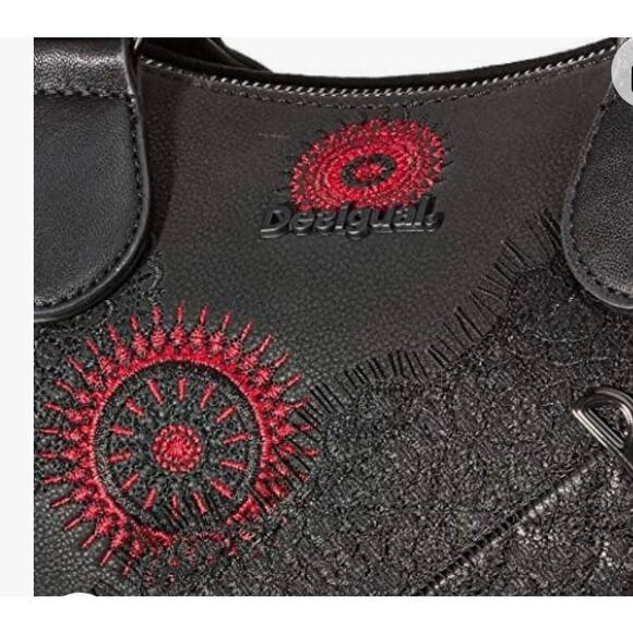 Desigual Handbags - Desigual / Communika Loverty Tote Bag / Boho Convertible Crossbody Bag